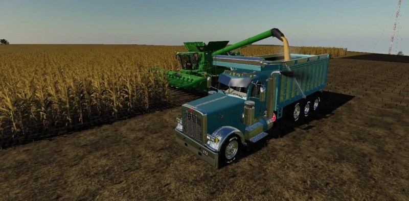 Мод «Peterbilt 379 Dump Truck» для Farming Simulator 2019 главная картинка