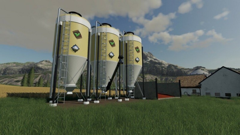 Мод «Large Capacity Steel Silos» для Farming Simulator 2019 главная картинка
