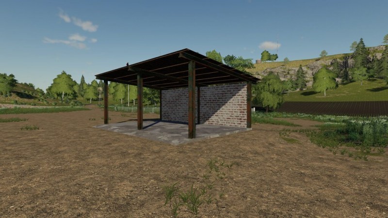 Мод «Small Shelter» для Farming Simulator 2019 главная картинка