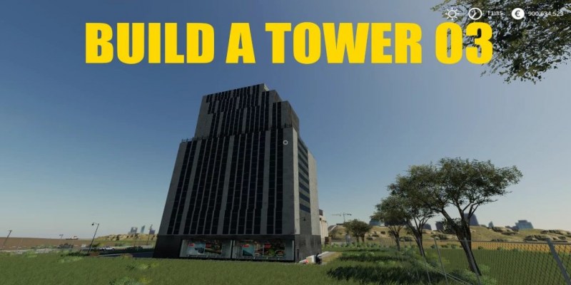 Мод «Build A Big Tower 03» для Farming Simulator 2019 главная картинка