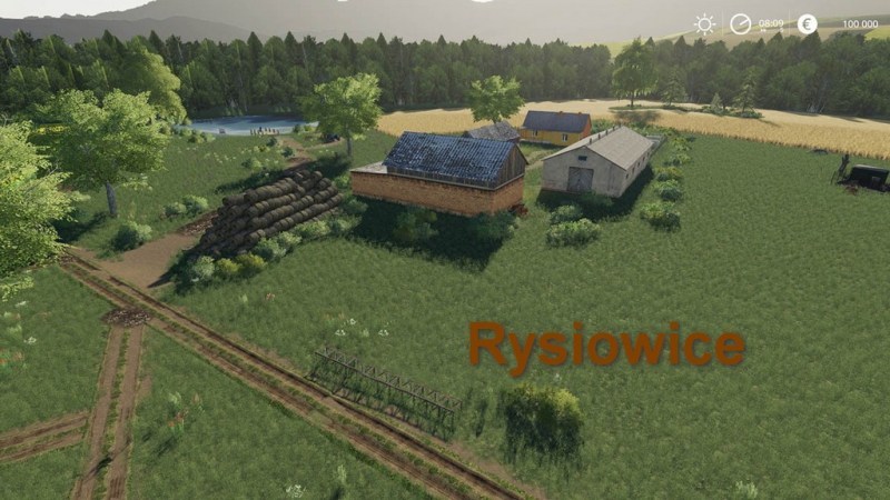 Карта «Rysiowice» для Farming Simulator 2019 главная картинка