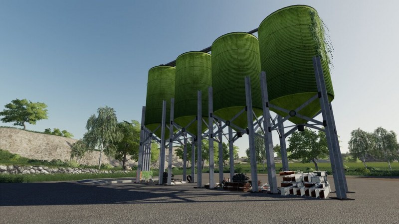 Мод «Grain Silos» для Farming Simulator 2019 главная картинка