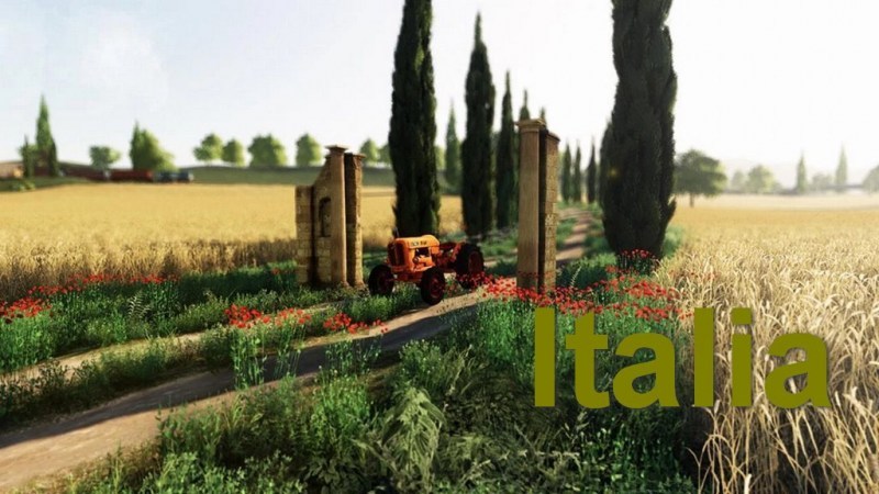 Карта «Italia Light Version» для Farming Simulator 2019 главная картинка