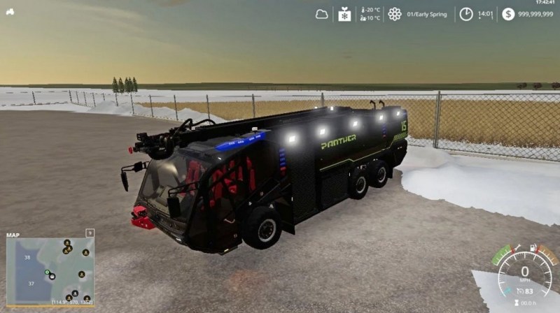 Мод «Rosenbauer Panther 6X6» для Farming Simulator 2019 главная картинка