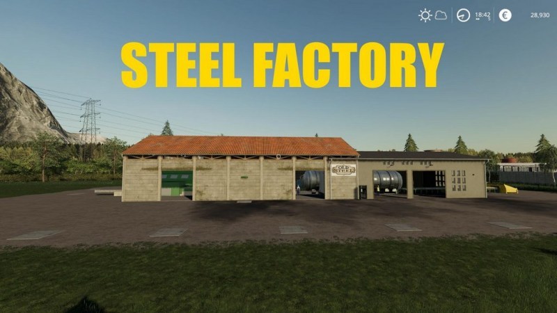 Мод «Steel Factory» для Farming Simulator 2019 главная картинка