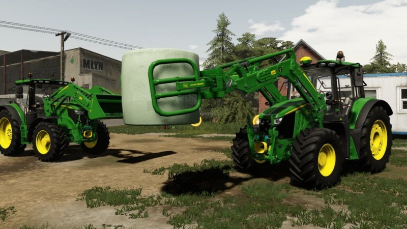 Мод «John Deere Front Loaders With Tools» для Farming Simulator 2019 главная картинка