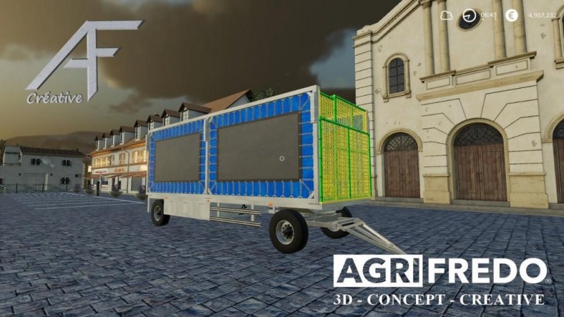 Мод «Trampoline Trailer» для Farming Simulator 2019 главная картинка