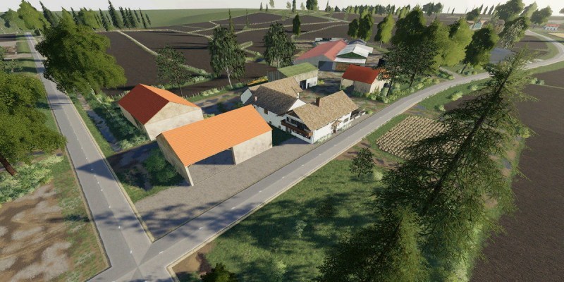 Карта «Un coin de Limousin» для Farming Simulator 2019 главная картинка