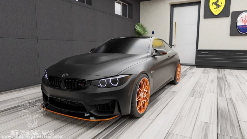 Мод «BMW M4 GTS 2016» для Farming Simulator 2019 главная картинка