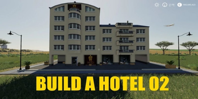 Мод «Build a Hotel 02» для Farming Simulator 2019 главная картинка