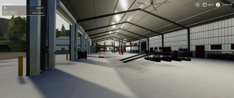 Мод «Ford Racing Garage» для Farming Simulator 2019 главная картинка