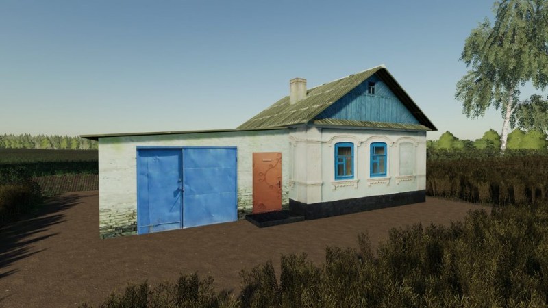 Мод «Дом в русском стиле» для Farming Simulator 2019 главная картинка