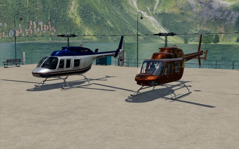 Мод «Bell 206L» для Farming Simulator 2019 главная картинка