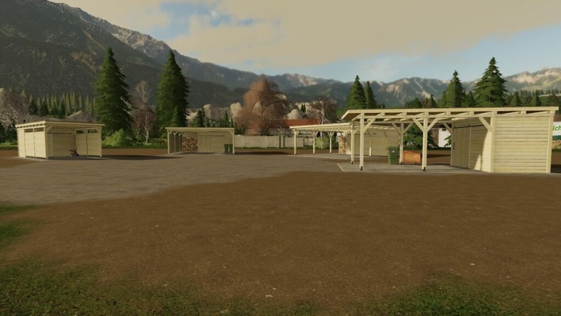 Мод «Modern European Carports» для Farming Simulator 2019 главная картинка