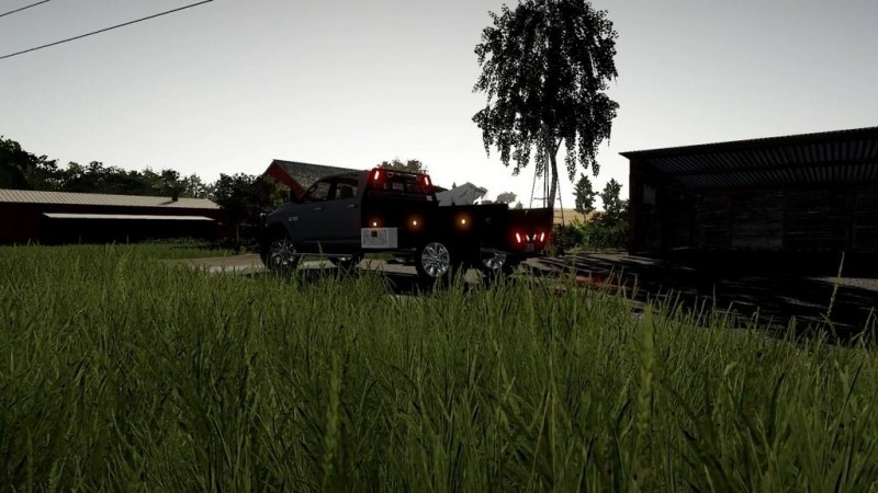 Мод «2011 Dodge Ram 3500 SRW Flatbed» для Farming Simulator 2019 главная картинка