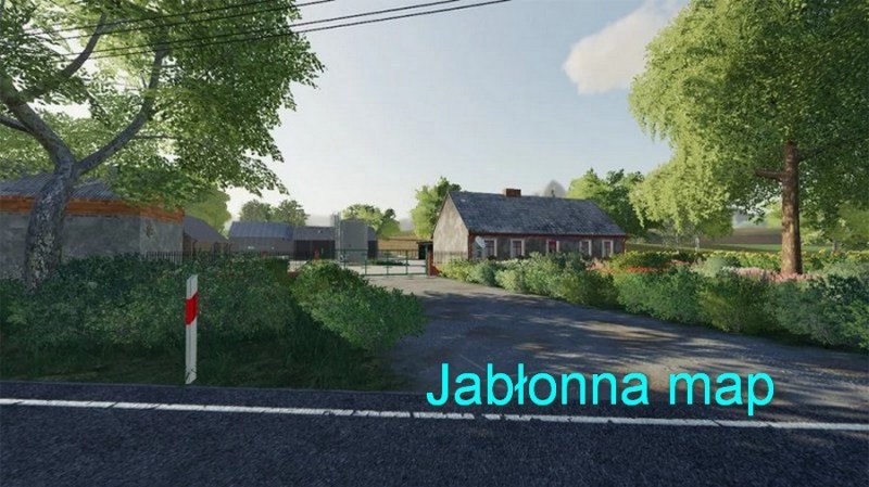 Карта «Jabłonna» для Farming Simulator 2019 главная картинка