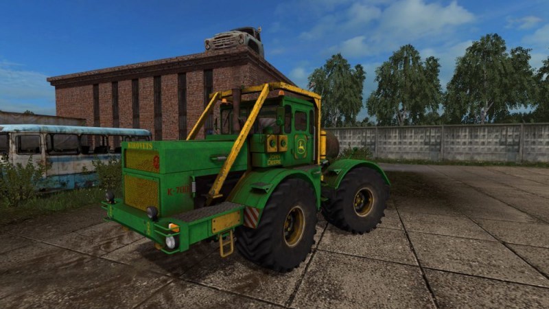 Мод «К-700 JD» для Farming Simulator 2017 главная картинка