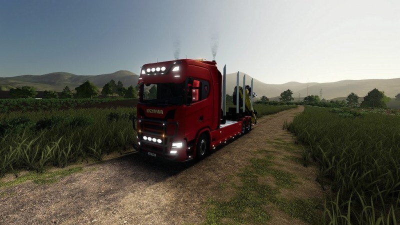 Мод «Scania R730 Timbertruck Edit by Remy» для Farming Simulator 2019 главная картинка