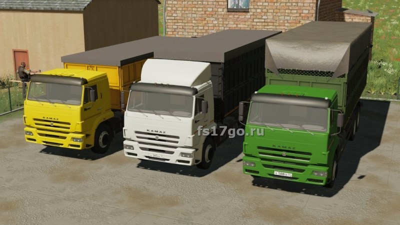 Мод «КАМАЗ 65117 с Прицепом» для Farming Simulator 2019 главная картинка