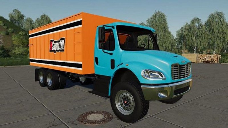 Мод «Freightliner M2 pack with Beds» для Farming Simulator 2019 главная картинка