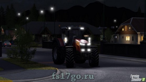 В Farming Simulator 2017 реализована реалистичная ночь