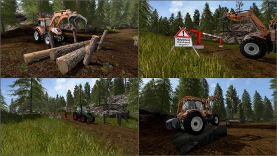Объекты для лесного хозяйства для Farming Simulator 2017