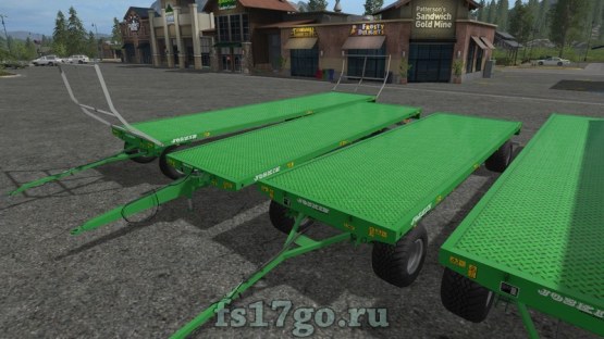 Пак прицепов для перевозки тюков для Farming Simulator 17