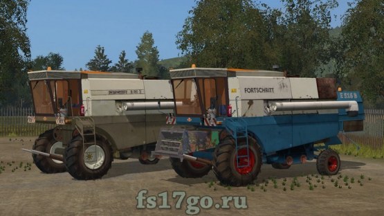 Комбайн Fortschritt E-516 B для Farming Simulator 2017