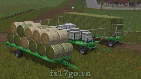 Пак прицепов с авто-подбором для Farming Simulator 2017
