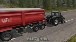 Двухосная подкатная тележка для Farming Simulator 2017
