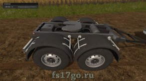 Двухосная подкатная тележка для Farming Simulator 2017