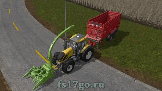 Навесной комбайн для трактора для уборки тополя в FS 2017