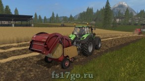 Мод тюковщик ПРФ-180 для Farming Simulator 2017
