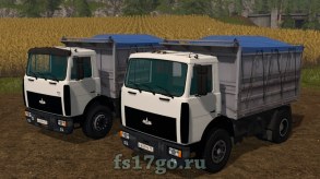 Мод МАЗ 5551 и прицеп для Фермер Симулятор 2017