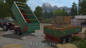 Мод прицеп Farmtech TDK 900 для Farming Simulator 2017