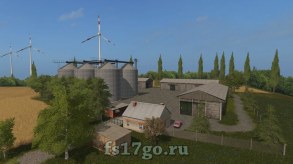 Немецкая карта Гюттин для Farming Simulator 2017