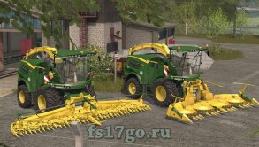 Мод комбайна John Deere 8000 для Farming Simulator 2017