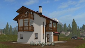 Мод Жилой дом с гаражом для Farming Simulator 2017