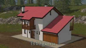Мод Жилой дом с гаражом для Farming Simulator 2017