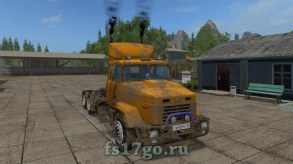Мод тягача КрАЗ 64431 для Farming Simulator 2017