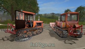 Мод бульдозера ДТ-75Н для Farming Simulator 2017
