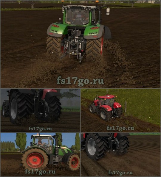 Скрипт частиц грязи «Mud ParticuLles» Farming Simulator 2017