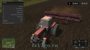 Мод сеялки IH 6200 Dupla для Farming Simulator 2017