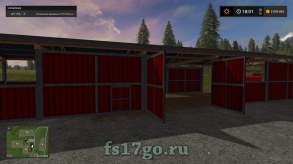Навес (настраиваемая постройка) для Farming Simulator 2017