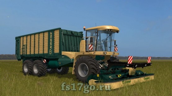Мод косилка «Krone Big L500» для Farming Simulator 2017