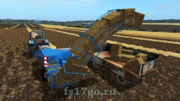 Мод тюкопресса Fortschritt K-454 для Farming Simulator 2017