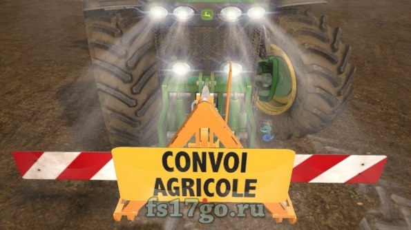 Мод «Plaque Convoi Agricole» для Фарминг Симулятор 2017