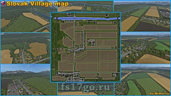 Карта «Slovak Village» для Farming Simulator 2017