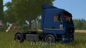 Мод грузовика «MAЗ-5440» для Farming Simulator 2017