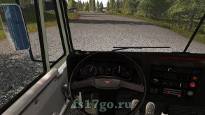 Мод КамАЗ-45143 Спойлер и НефАЗ для Farming Simulator 2017